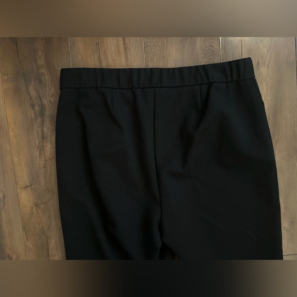 J. Jill Black Ponte Slim-Leg Pull-On Pants, Small - Picture 6 of 6